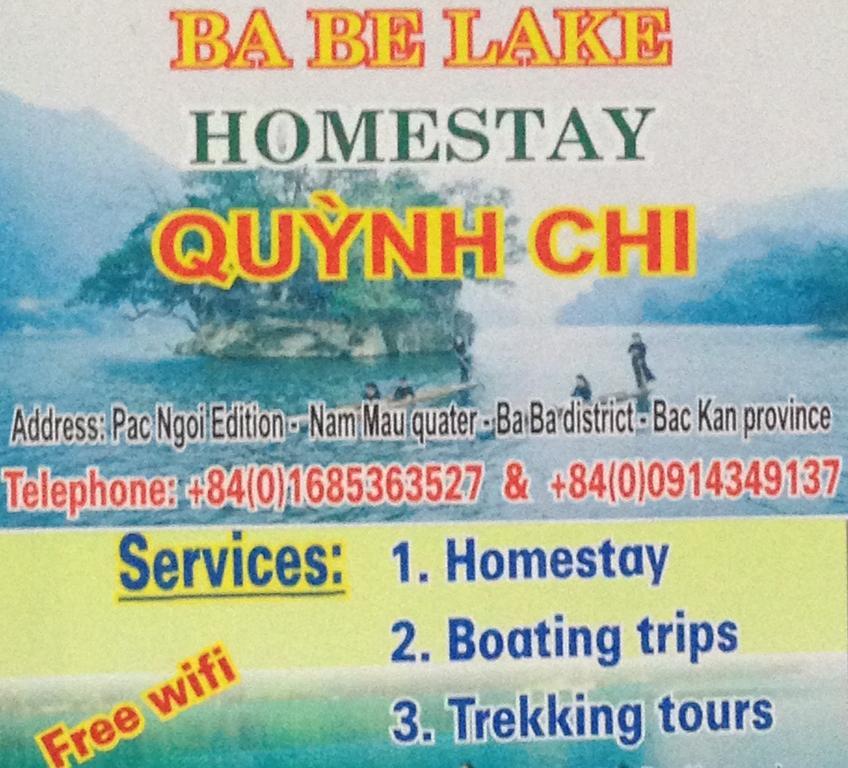 Ba Be Lake Homestay - Quynh Chi Exterior photo